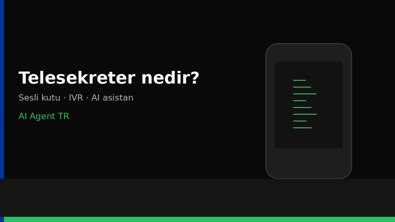 Telesekreter Nedir? Sesli Kutu mu, AI Asistan mı?